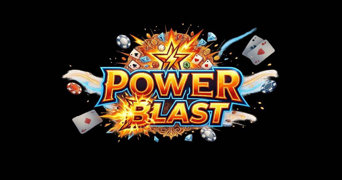 Main banner showing the Power Blast Casino PH platform for players in the Philippines